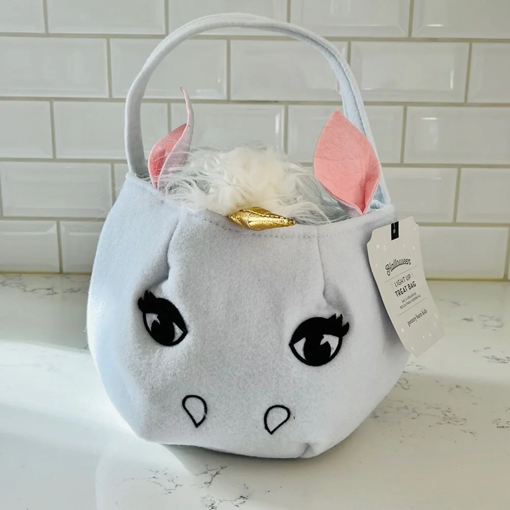 Pottery Barn Kids Light Up Unicorn Treat Bag